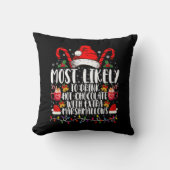 ホットチョコレートマシュマロを飲む可能性が高い クッション (正面)