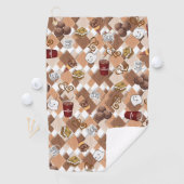 ホットチョコレートマシュマロゴルフタオル ゴルフタオル (インサイチュ)