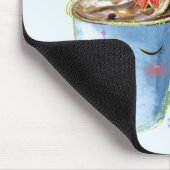 ホットチョコレートユニコーン | 居心地の良いユニコーン冬 マウスパッド (コーナー)