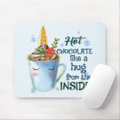 ホットチョコレートユニコーン | 居心地の良いユニコーン冬 マウスパッド (マウス)