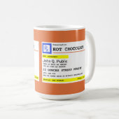 ホットチョコレート処方箋 コーヒーマグカップ (正面右)