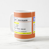 ホットチョコレート処方箋 コーヒーマグカップ (正面左)