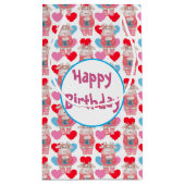 ホットチョコレート及びハート抱き枕 スモールペーパーバッグ (裏面)