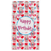 ホットチョコレート及びハート抱き枕 スモールペーパーバッグ (正面)