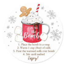 ホットチョコレート爆弾あなたは爆弾ココアクリスマス