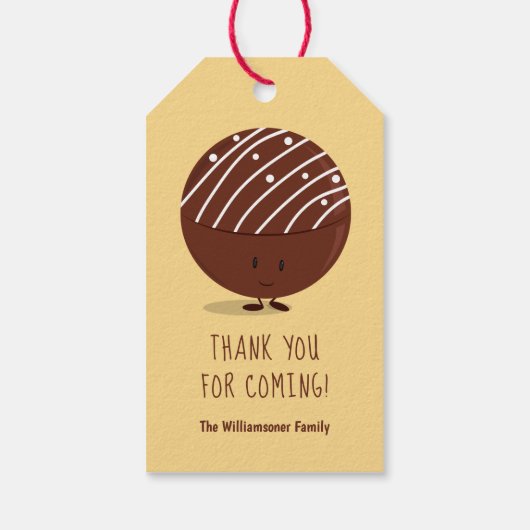 ホットチョコレート爆弾ありがとう ギフトタグ (裏面)