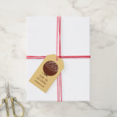 ホットチョコレート爆弾ありがとう ギフトタグ (より糸付き)