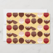 ホットチョコレート爆弾おもしろい写真クリスマス シーズンカード (裏面)