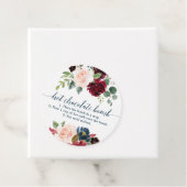 ホットチョコレート爆弾のメッセージカード手順 フェイバータグ (インサイチュ)