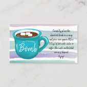 ホットチョコレート爆弾の指示審査請求 名刺 (正面)