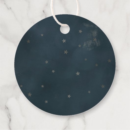 ホットチョコレート爆弾ギフトラベル フェイバータグ (裏面)