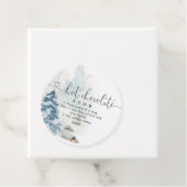 ホットチョコレート爆弾タグ。冬のホットココア爆弾 フェイバータグ (インサイチュ)