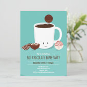 ホットチョコレート爆弾ホットココアパーティー 招待状 (スタンド正面)