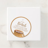 ホットチョコレート爆弾ラベルあなたは爆弾ココア フェイバータグ (インサイチュ)