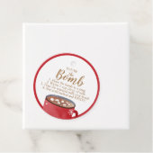 ホットチョコレート爆弾ラベルあなたは爆弾ココア フェイバータグ (インサイチュ)