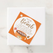 ホットチョコレート爆弾ラベルオアザボムサンクスギビング フェイバータグ (インサイチュ)