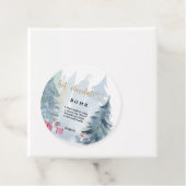 ホットチョコレート爆弾ラベル。冬のホットココア爆弾 フェイバータグ (インサイチュ)