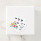 ホットチョコレート爆弾ラベル。冬のホットココア爆弾 フェイバータグ (インサイチュ)