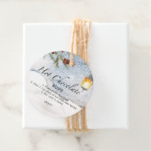 ホットチョコレート爆弾ラベル。冬のホットココア爆弾 フェイバータグ (インサイチュ)