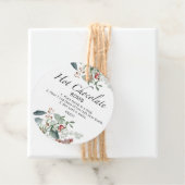 ホットチョコレート爆弾ラベル。冬のホットココア爆弾 フェイバータグ (インサイチュ)