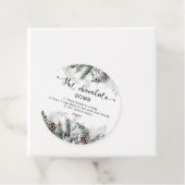 ホットチョコレート爆弾ラベル。冬の熱いココア爆弾ファボ フェイバータグ (インサイチュ)