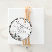 ホットチョコレート爆弾ラベル。冬の熱いココア爆弾ファボ フェイバータグ (インサイチュ)