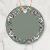 ホットチョコレート爆弾ラベル。冬の熱いココア爆弾ファボ フェイバータグ (裏面)