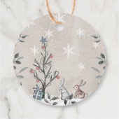 ホットチョコレート爆弾ラベル。冬の熱いココア爆弾ファボ フェイバータグ (裏面)