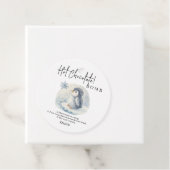 ホットチョコレート爆弾ラベル。冬ホットココア爆弾 フェイバータグ (インサイチュ)