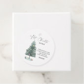 ホットチョコレート爆弾ラベル。冬ホットココア爆弾 フェイバータグ (インサイチュ)