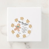 ホットチョコレート爆弾ラベル。冬ホットココア爆弾 フェイバータグ (インサイチュ)