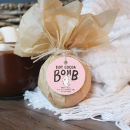 ホットチョコレート爆弾好きピンクハロウィーン フェイバータグ