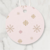 ホットチョコレート爆弾少女ベビーシャワーメッセージカード フェイバータグ (裏面)