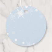 ホットチョコレート爆弾少年ベビーシャワーメッセージカード フェイバータグ (裏面)