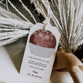 ホットチョコレート爆弾指示ラベル ギフトタグ