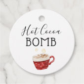 ホットチョコレート爆弾指示ラベル フェイバータグ (正面)