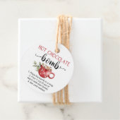 ホットチョコレート爆弾 かわいい 水彩  フェイバータグ (インサイチュ)