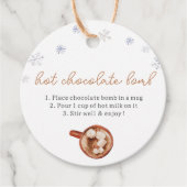 ホットチョコレート爆弾 フェイバータグ (正面)