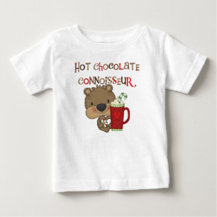 ホットチョコレート目利きボーイベア ベビーTシャツ