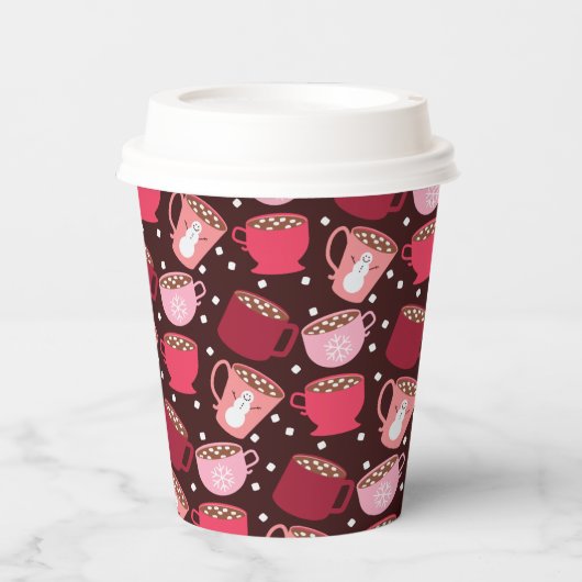 ホットチョコレート紙カップ 紙コップ (正面)