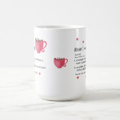 ホットチョコレート辞書の定義 コーヒーマグカップ (中央)