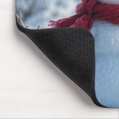 ホットチョコレート雪だるま マウスパッド (コーナー)