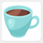 ホットチョコレート飲料 スクエアシール (正面)