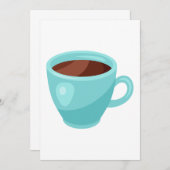 ホットチョコレート飲料 招待状 (正面/裏面)