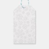 ホットチョコレート&キャンディーケーンクリスマス ギフトタグ (裏面)