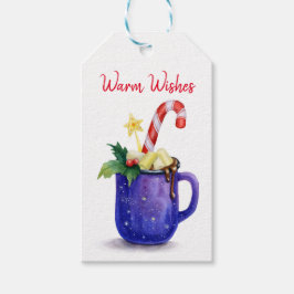 ホットチョコレート&キャンディーケーン等 ギフトタグ