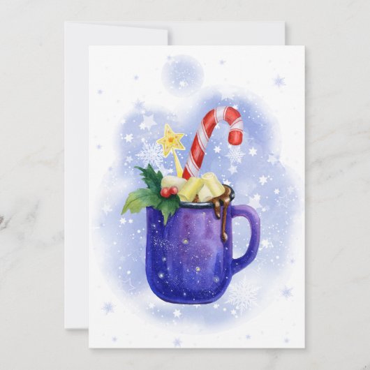 ホットチョコレート&キャンディーケーン等 シーズンカード (正面)