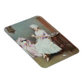 ホットチョコレート(キャンバス上の油) マグネット (右側)