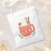ホットチョコレート クリスマス デザイン フェイバーバッグ (クリップ留めされた状態)