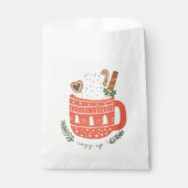 ホットチョコレート クリスマス デザイン フェイバーバッグ (正面)
